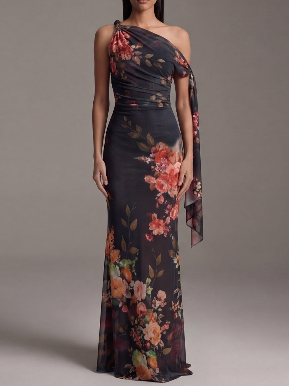 Tamsin™ | Elegantna Duga Haljina s Jednim Rame
