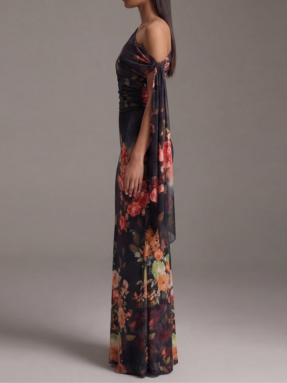 Tamsin™ | Elegantna Duga Haljina s Jednim Rame