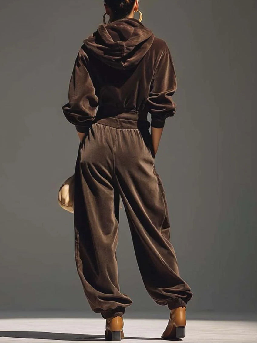 Scarlett | Volný Velour Set
