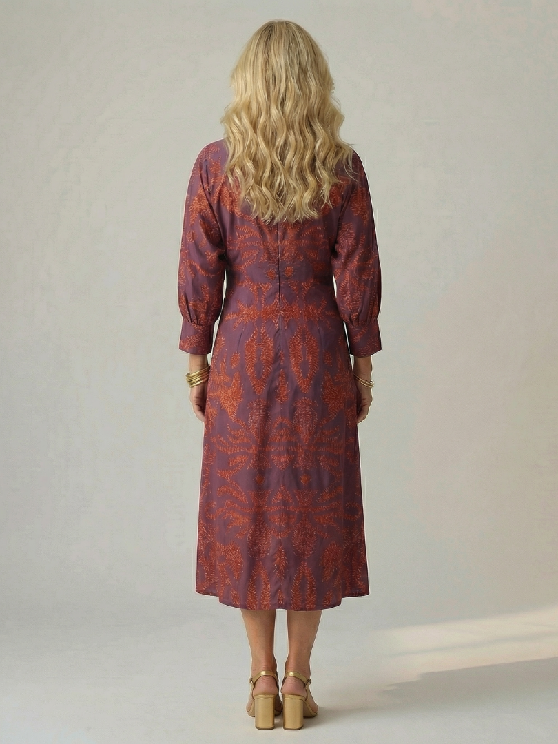 Lune | Prirodna Midi Haljina Wrap
