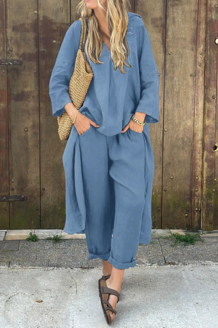 Natálie™ | Elegantní dvoudílný letní set