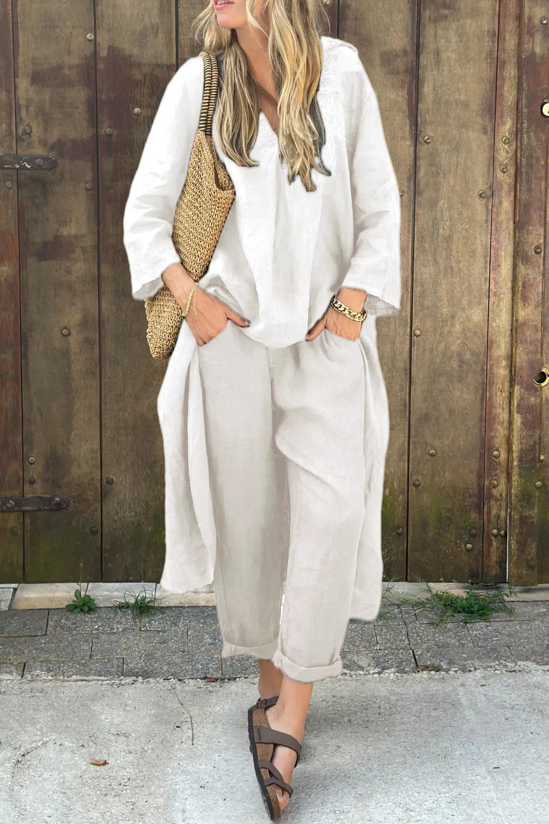 Natálie™ | Elegantní dvoudílný letní set