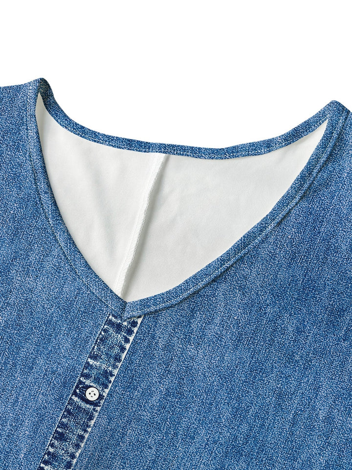 Helen | Stylové retro šaty z denimu