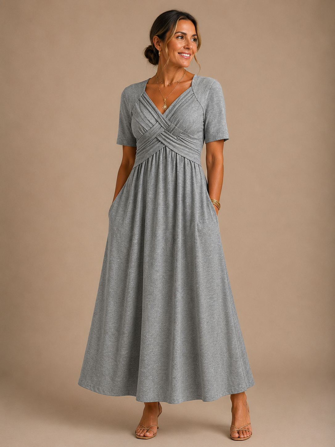 Angeli™ | Elegantna Midi Haljina