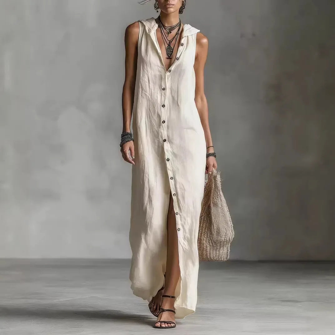 Penelopa | Elegantna i casual midi haljina s V izrezom