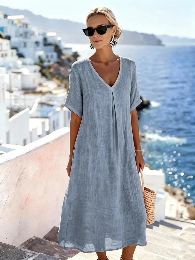 Melina™ | Lagana ljetna haljina s elegantnim lepršavim krojem