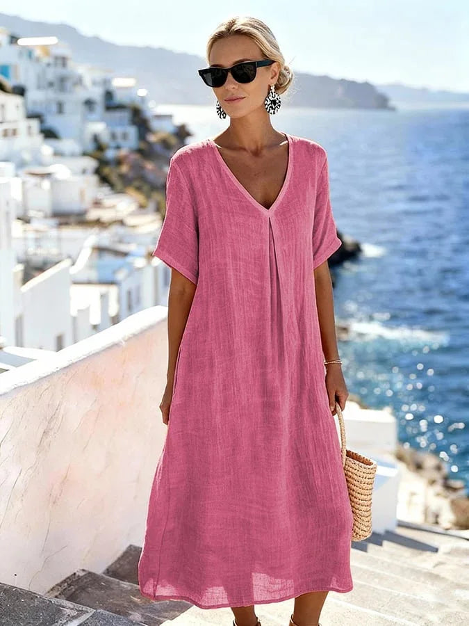 Melina™ | Lagana ljetna haljina s elegantnim lepršavim krojem