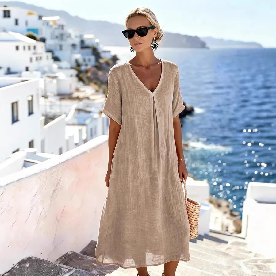 Melina™ | Lagana ljetna haljina s elegantnim lepršavim krojem