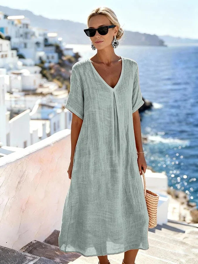 Melina™ | Lagana ljetna haljina s elegantnim lepršavim krojem