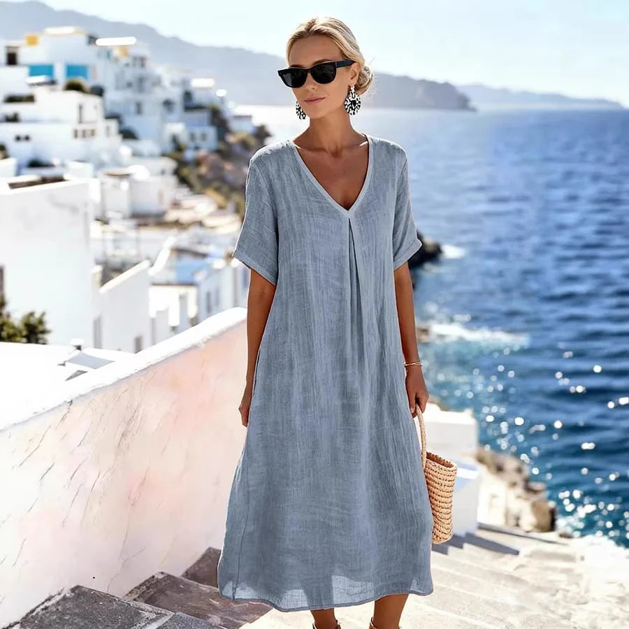 Melina™ | Lagana ljetna haljina s elegantnim lepršavim krojem