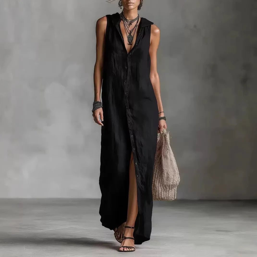 Penelopa | Elegantna i casual midi haljina s V izrezom