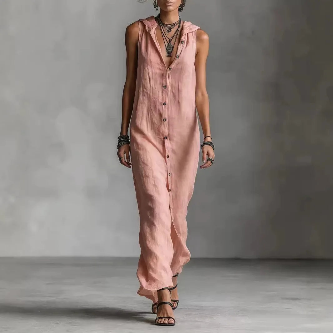 Penelopa | Elegantna i casual midi haljina s V izrezom